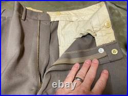 Original Wwii Us Army Officer Class A Pinks Trousers Breeches- Small 32 Waist