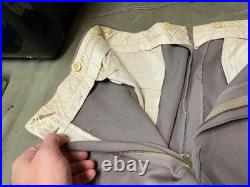 Original Wwii Us Army Officer Class A Pinks Trousers Breeches- Small 32 Waist