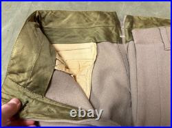 Original Wwii Us Army Officer Class A Pinks Trousers Breeches- Small 32 Waist