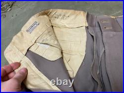 Original Wwii Us Army Officer Class A Pinks Trousers Breeches- Small 32 Waist