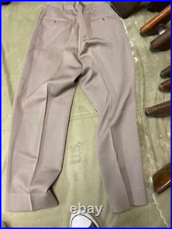 Original Wwii Us Army Officer Class A Pinks Trousers Breeches- Small 32 Waist