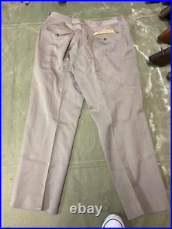 Original Wwii Us Army Officer Class A Pinks Trousers- Medium 34 Waist
