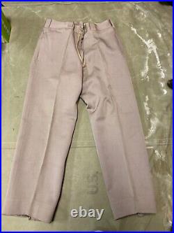 Original Wwii Us Army Officer Class A Pinks Trousers- Small 32 Waist