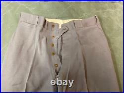 Original Wwii Us Army Officer Class A Pinks Trousers- Small 32 Waist