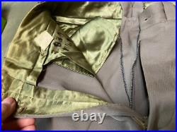 Original Wwii Us Army Officer Class A Pinks Trousers- Small 32 Waist