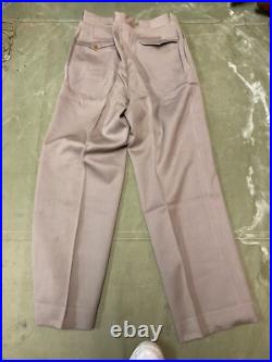 Original Wwii Us Army Officer Class A Pinks Trousers- Small 32 Waist