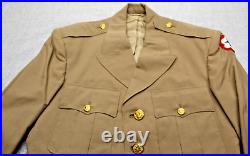 Original Wwii Us Army Officer Khakis Class A Jacket And Pants