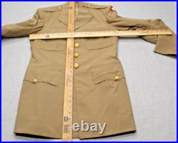 Original Wwii Us Army Officer Khakis Class A Jacket And Pants