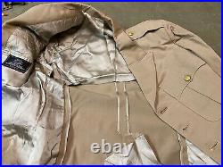Original Wwii Us Army Officer Khakis Class A Jacket- Medium 40r