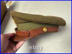 Original Wwii Us Army Officer M1938 Class A Crusher Cap Hat- Size 7 1/4th Medium