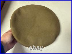 Original Wwii Us Army Officer M1938 Class A Crusher Cap Hat- Size 7 1/4th Medium