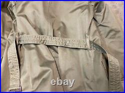 Original Wwii Us Army Officer M1938 Trench Jacket Coat-size Large 44r