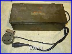 Original Wwii Us Army Signal Corp Mine Detector Set Bc-1141-c Amplifier