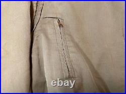 Original Wwii Us Army Tanker Tank Bib Overalls Coveralls-large