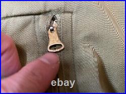 Original Wwii Us Army Tanker Tank Bib Overalls Coveralls-large