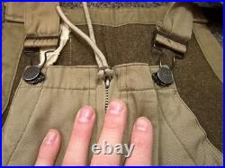 Original Wwii Us Army Tanker Tank Bib Overalls Coveralls-small