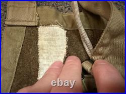 Original Wwii Us Army Tanker Tank Bib Overalls Coveralls-small