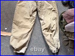 Original Wwii Us Army Tanker Tank Bib Overalls Coveralls-small