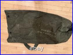 Original Wwii Us Army Vet Bring Back Soldier Gi Duffle Bag-named Issued
