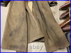 Original Wwii Us Army Winter M1938 Greatcoat Overcoat- Large 44r