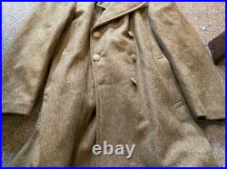 Original Wwii Us Army Winter M1938 Greatcoat Overcoat- Large 44r
