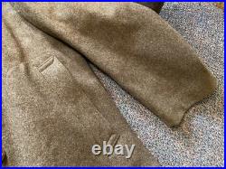 Original Wwii Us Army Winter M1938 Greatcoat Overcoat- Large 44r
