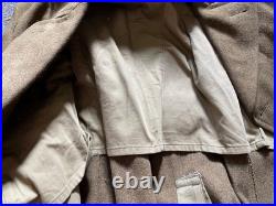 Original Wwii Us Army Winter M1938 Greatcoat Overcoat- Large 44r