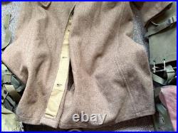 Original Wwii Us Army Winter M1938 Greatcoat Overcoat- Large 44r