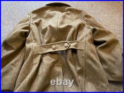 Original Wwii Us Army Winter M1938 Greatcoat Overcoat- Large 44r