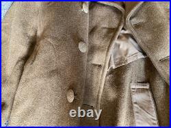 Original Wwii Us Army Winter M1938 Greatcoat Overcoat- Large/xlarge 46r