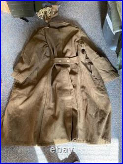Original Wwii Us Army Winter M1938 Greatcoat Overcoat- Large/xlarge 46r