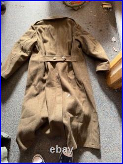 Original Wwii Us Army Winter M1938 Greatcoat Overcoat- Xlarge 48r