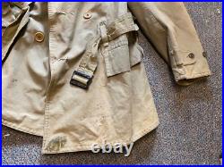 Original Wwii Us Army Winter M1938 Mackinew Jeep Jacket- Large 44r