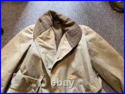 Original Wwii Us Army Winter M1938 Mackinew Jeep Jacket- Large 44r