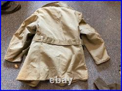 Original Wwii Us Army Winter M1938 Mackinew Jeep Jacket- Large 44r