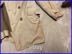 Original Wwii Us Army Winter M1938 Mackinew Jeep Jacket- Medium/large 42r