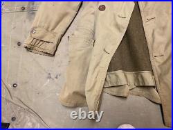 Original Wwii Us Army Winter M1938 Mackinew Jeep Jacket- Medium/large 42r