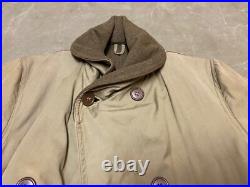 Original Wwii Us Army Winter M1938 Mackinew Jeep Jacket- Medium/large 42r