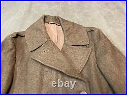 Original Wwii Us Army Winter M1938 Mackinew Wool Cut Down Jacket- Medium 40r
