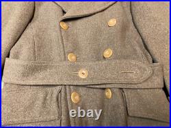 Original Wwii Us Army Winter M1938 Wool Mackinaw Cut Dow Jacket-medium/large 42r