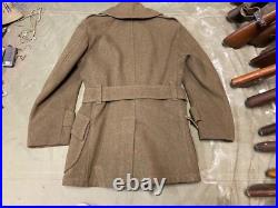 Original Wwii Us Army Winter M1938 Wool Mackinaw Cut Dow Jacket-medium/large 42r