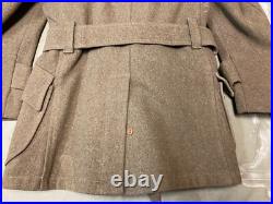 Original Wwii Us Army Winter M1938 Wool Mackinaw Cut Dow Jacket-medium/large 42r