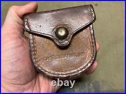 Original Wwii Us M2 Army Infantry Signal Corp Compass & M19 Leather Carry Pouch