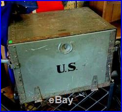Original Wwii Us Military Field Desk Us Army Portable Field Operations 1944