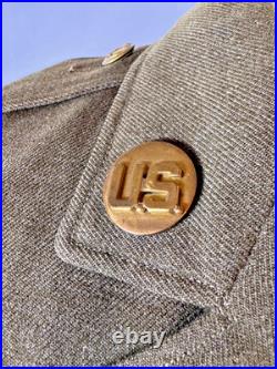 Original Wwii Usaaf Jacket Aircrew Wings, Cbi & Army Air Force Patches Dated