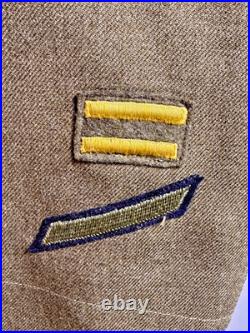 Original Wwii Usaaf Jacket Aircrew Wings, Cbi & Army Air Force Patches Dated