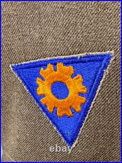 Original Wwii Usaaf Jacket Aircrew Wings, Cbi & Army Air Force Patches Dated