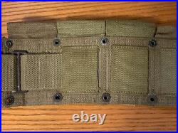 Original ww2 wwll us army usmc m1 garand cartridge belt dated 1941 unissued RARE
