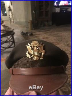 Outstanding US WW2 Soft Bill 50 Mission US Army Fighter Pilot Crusher Visor Hat