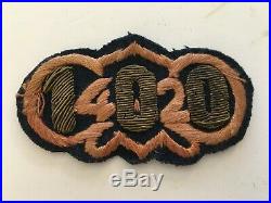 Pk60 Original WW2 US Army 100th Chemical Mortar Battalion Theater Made WC11
